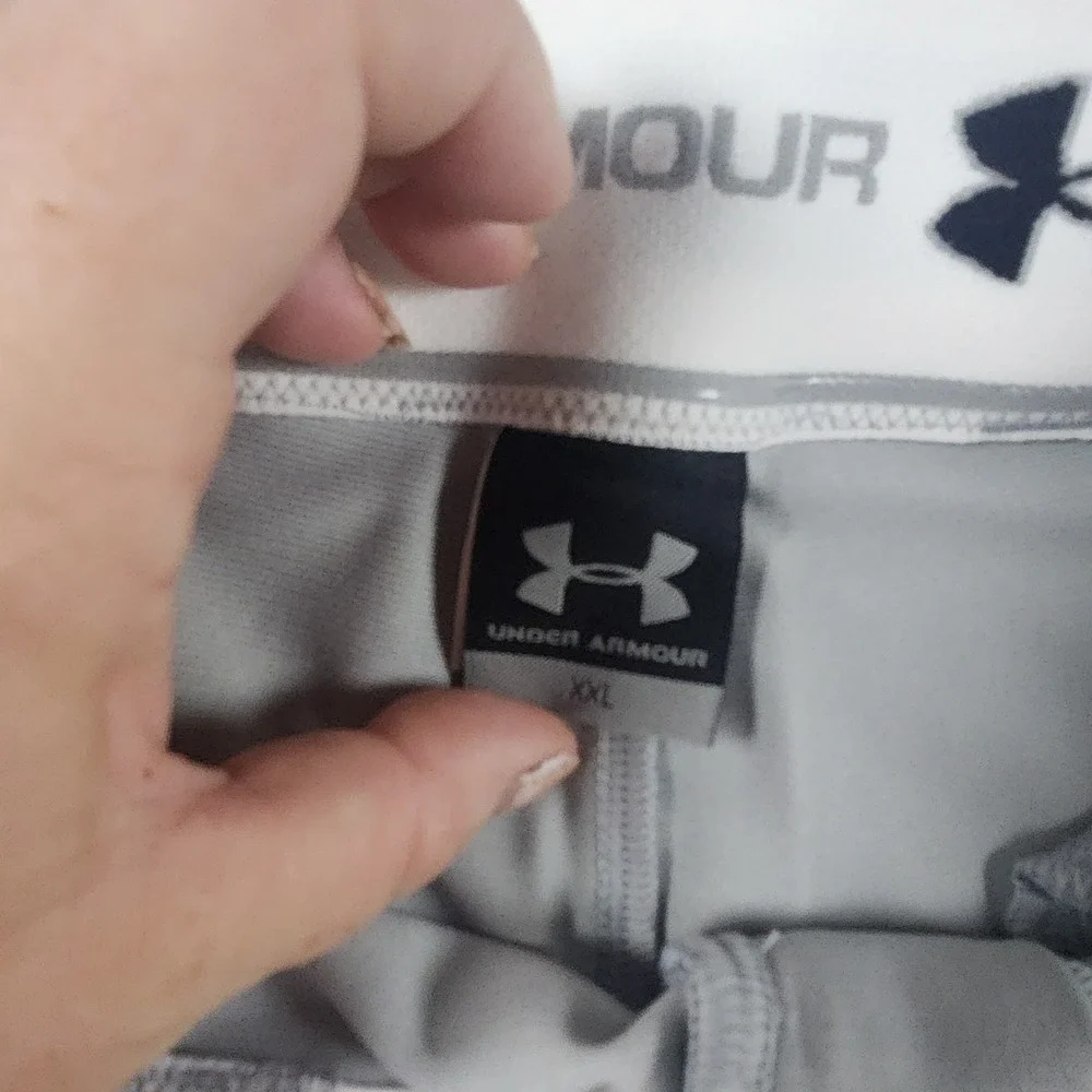 Under Armour MensXXL Heatgear Baseball Softball Pant Belt‎ Loops Gray NEW